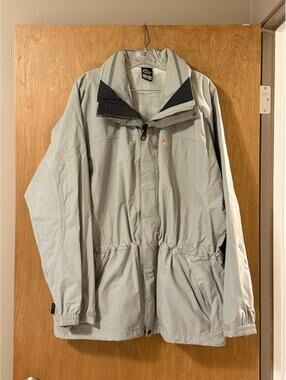 Lowe Alpine Jacket Men's L Gray Windbreaker Outdoor Hiking Gorpcore Vintage